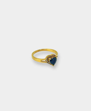 Zircon heart Ring