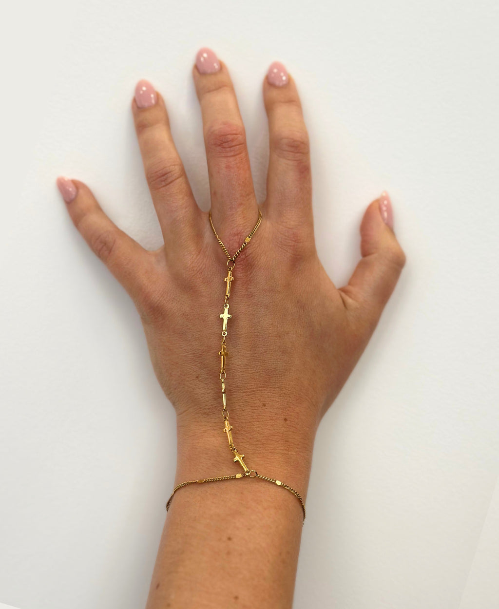 Crossline Hand Chain - Gold – I Wear Dolls