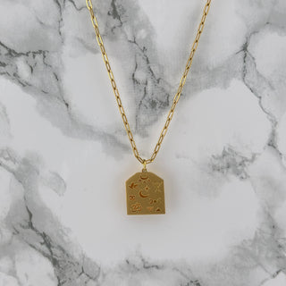 Gold Omnism necklace