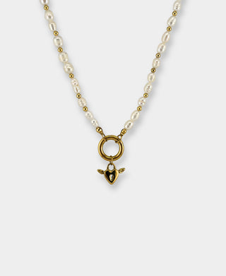 Fate Lock Pearl Necklace