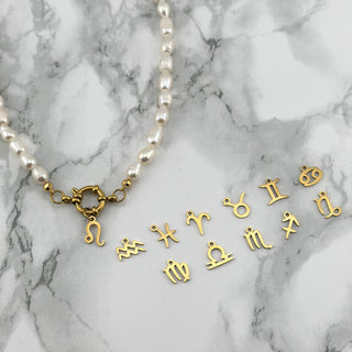 Pearl Zodiac Necklace