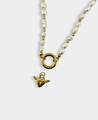 Fate Lock Pearl Necklace