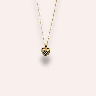 Pipa heart necklace