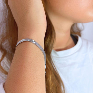 Flo Snake Bracelet silver