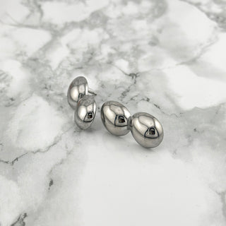 Caro Silver Studs