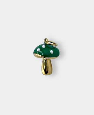 Green Mushroom Charm