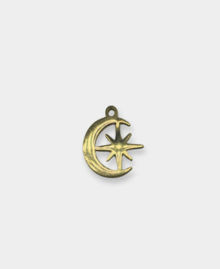 Moon & star charm