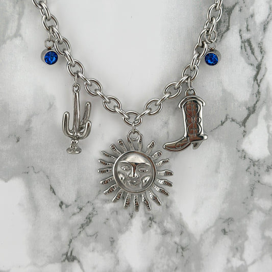 Charm Western necklace