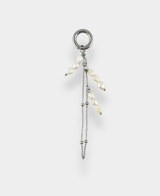 Long Pearl Drop Charm