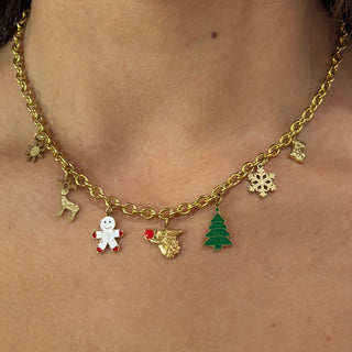 Winter wonderland charm necklace