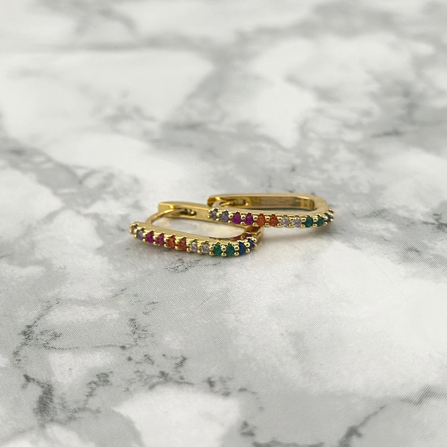 Tiny multicolor Hoops