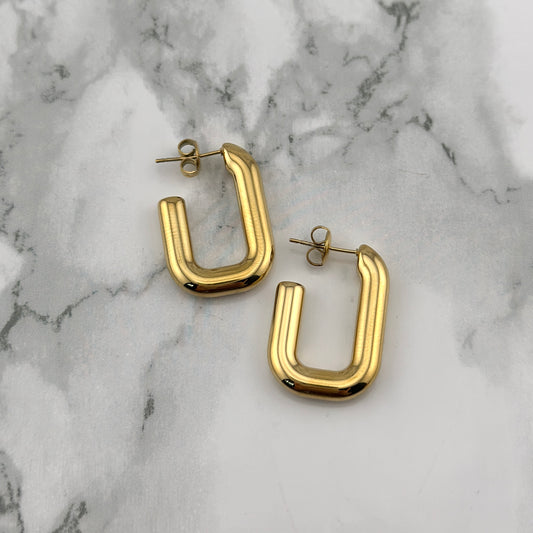 Chunky Square hoops