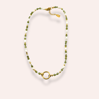 Handmade Green-Gold necklace