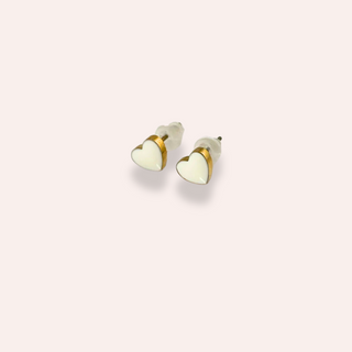 Haiden Long heart studs