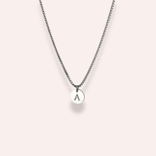 Initial Necklace silver