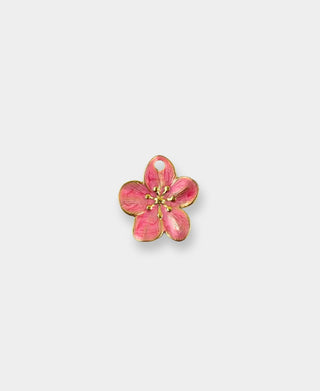 Charm de flor rosa