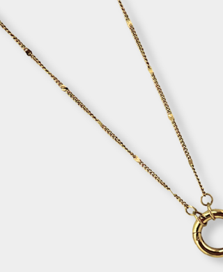 Gold Polly Charm Necklace