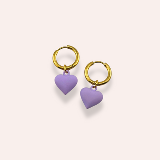 Purple heart hoops