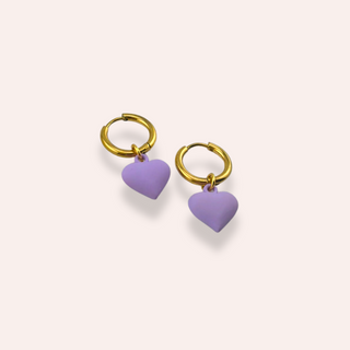 Purple heart hoops