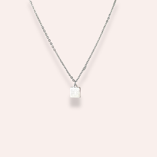 Silver BCN necklace