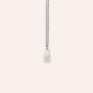 Silver BCN necklace