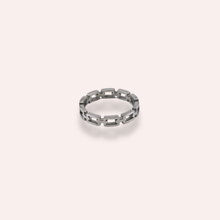 Silver Shackle Ring