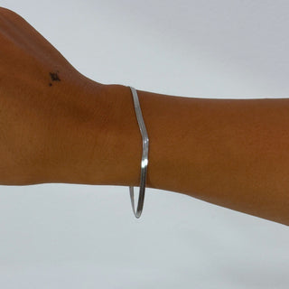 Pulsera Serpiente Flo Plata