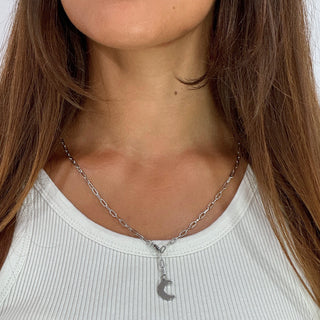 Collar Lua plata