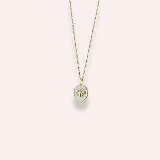 White Bee necklace