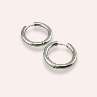 Zaba hoops silver