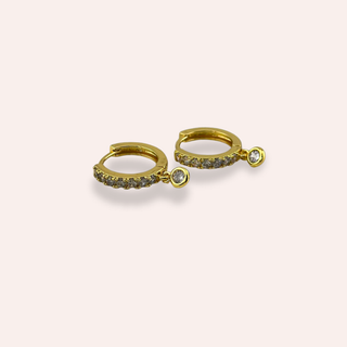 Zircon Tiny Hoops