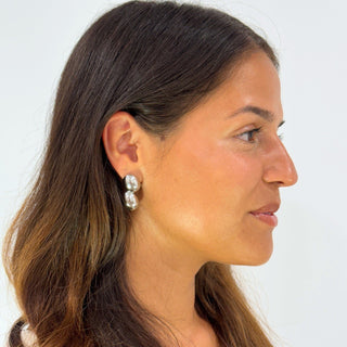 Caro Silver Studs