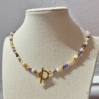 Purple bead pearl