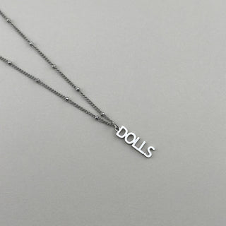 Dolls Silver Necklace