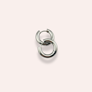 small Zaba hoops silver